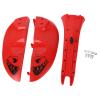 WSJKASJW Road Bike Parking Side Stand Bike Floor Rear Parking Rack Stand For 26in 27.5in 29in Height Adjustment Space Saving Lovely Appearance ABS Material (Red) view 1