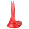 WSJKASJW Road Bike Parking Side Stand Bike Floor Rear Parking Rack Stand For 26in 27.5in 29in Height Adjustment Space Saving Lovely Appearance ABS Material (Red) view 4