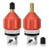 crvewom 2 Pcs Stand Up Paddle Board Pump Adapter, Strong Sealing Air Valve Adapter for Inflatable Boat, Premium Kayak Accessories for Quick Inflation and Deflation