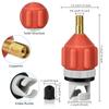 crvewom 2 Pcs Stand Up Paddle Board Pump Adapter, Strong Sealing Air Valve Adapter for Inflatable Boat, Premium Kayak Accessories for Quick Inflation and Deflation view 2