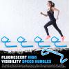 Wettarn 10 Pcs Speed Agility Training Hurdles Detachable Durable Hurdle Agility Plyometric and All Purpose Speed Training Equipment for Athletes Soccer Basketball(6 Inch,Blue) view 4