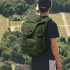 JXJAEMB Custom Embroidery Name Patches,2PCS Personalized Military Number Tag, Hook Fasten/Iron On Tactical Badges for Cap Clothing Backpacks Vest (Black) view 4