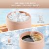 2Pcs Collapsible Cup for Traveling, Collapsible Silicone Travel Cup for Hot and 2 Drinks, Leak Proof Silicone Folding Travel Coffee Mug for Camping & Hiking, BPA Free 12oz Pink view 3