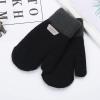 Utaly Full Finger Knit Mittens Gloves for Kids - Warm Winter Mittens for Boys Girls Outside for 5-10 Years view 4