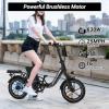 RIDWIND Folding Electric Bike for Adults, 16" Electric Bicycle view 2