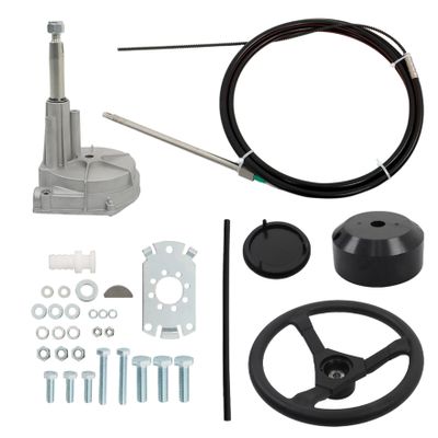 15 Feet Boat Rotary Steering System Replacement for Yamaha Suzuki Yachts Fishing Boats