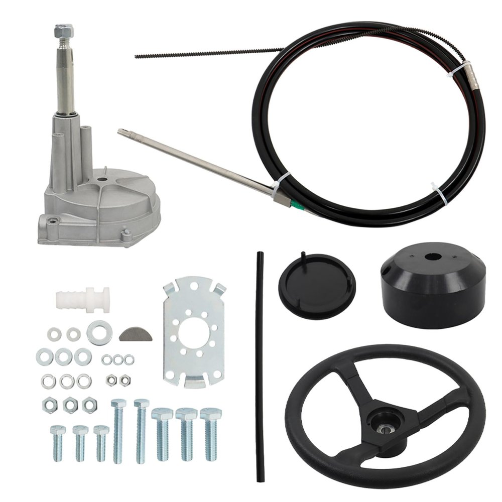 15 Feet Boat Rotary Steering System Replacement for Yamaha Suzuki Yachts Fishing Boats