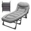WDFYJ Folding Camping Cot, Folding Cot Camping Cots for Adults, Portable Sleeping Cot with Mattress Bed, for Home & Outdoor Use view 1