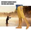 JCWGLY Lightweight Hip Waders Boots Fishing Boots for Men Waterproof 80cm Hip Boots for Outdoor Farm Gardening Wading Work(8.5) view 4