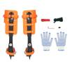 LIAPDG Tree Climbing Spike Set, Adjustable Tree Climbing Gear Equipment Arborist Climbing Kit Pole Climbing Spurs Steel Adjustable Climber Gaffs for Felling Trees, Picking Fruit Weight Capacity 220lbs view 1