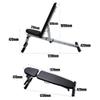 NWKHRSO Foldable Dumbbell Stool, Multi Kinetic Energy Dumbbell Stool with Steel Frame Adjustable Sit-Up Bench Household Fitness Equipment view 2