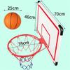 CUIYMXSC Outdoor Basketball Hoop with Backboard Hanging Basketball System, Indoor Hanging Basketball Board, Sports Equipment view 4
