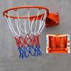 CUIYMXSC Basketball Rim Wall-Mounted Basketball Hoop 45cm Heavy Steel Outdoor Game Basketball Board, for Courtyard Backyard view 1