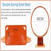 CUIYMXSC Basketball Rim Wall-Mounted Basketball Hoop 45cm Heavy Steel Outdoor Game Basketball Board, for Courtyard Backyard view 2