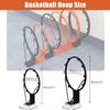 CUIYMXSC Basketball Hoop, Telephone Pole Basketball Hoop Rim Wall-Mounted, Durable Stable Metal Basketball Goal (45cm Rim) view 2
