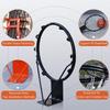 CUIYMXSC Basketball Hoop, Telephone Pole Basketball Hoop Rim Wall-Mounted, Durable Stable Metal Basketball Goal (45cm Rim) view 3