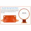 CUIYMXSC Basketball Hoop, Wall Mounted Spring 45CM Diamet, Portable Replacement Basketball Rim & Goals for Backboard view 2
