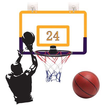 CUIYMXSC Basketball Hoop Hanging Shattproof Basketball Hoop with Backboard, Ovthe Door Basketball Goal for Bedroom Fence Courtyard