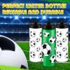 Skybooly 12 Pcs Soccer Water Bottle Bulk 20 oz Sports Ball Cup Accessories Reusable Squeeze Water Bottle for Sports, Party Favor, Players, Lovers, Team Gifts, Gym, Bike Cage view 4