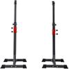 CKKNILV Squat Rack Dipping Station Barbell Rack Dip Stand Fitness Bench Press Multi-Function Adjustable Rack Squat Stand, Dumbbell Racks Stands, Pull Up Bar Squat Rack, Home Gym view 1