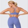 BAYDI Clouduxi Y Back Sports Bras for Women-Padded Racerback Sports Bra Tank Tops Spaghetti Thin Strap Workout Yoga Bra view 4