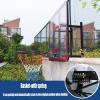 CUIYMXSC Wall Moundted Basketball Hoop, Portable Backboard for Basketball Enthusiasts, Indoor and Outdoor Sports Equipment view 3