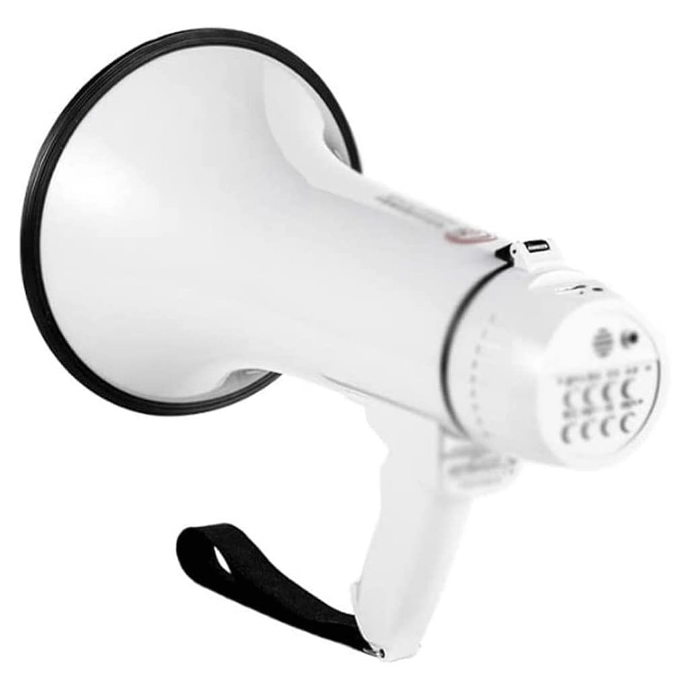 KrrNFYSG Megaphones Portable Speaker Lightweight 30w Megaphone Speaker,Handheld Megaphone with Voice Recording Volume Adjustable Speaker Clearer
