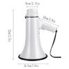 KrrNFYSG Megaphones Portable Speaker Lightweight 30w Megaphone Speaker,Handheld Megaphone with Voice Recording Volume Adjustable Speaker Clearer view 2