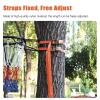 CUIYMXSC Portable Basketball Rim & Net with Fixed Straps, Wall Mounted Steel Pipe Basketball Ring, Adjustable Height Goal Frame for School Home (Orange 35cm) view 3