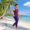 SPVISE Purple Compression Pants Men Athletic Tights, Active Workout Leggings Base Layer Bottoms for Running Yoga Basketball view 3