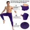 SPVISE Purple Compression Pants Men Athletic Tights, Active Workout Leggings Base Layer Bottoms for Running Yoga Basketball view 4