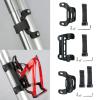 boxidixi Bike Pump Holder Bike Bracket Clip Fixing Frame Retaining Bracket for Mountain Road Bike Black Cycling Bike Pump Bracket view 2
