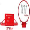 CUIYMXSC Hanging Basketball Rim, Wall Door Mounted Basketballs Rim Goal Basketball Hoop for Indoor Outdoor Walls view 3