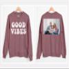 Custom Sweatshirt Add Your Own Text Design Photo Personalized Design Your Own Sweatshirt Front Back Side Heather Dark Maroon 2X-Large view 3