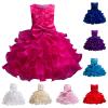 Baby Girls Lace Embroidery Fancy Dress Baby Girl Sundress Kids Girl Lace Pageant Party Wedding Flower Girl Dress view 2