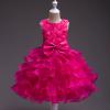 Baby Girls Lace Embroidery Fancy Dress Baby Girl Sundress Kids Girl Lace Pageant Party Wedding Flower Girl Dress view 3