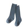 Baby Toddlers Kids Knee High Socks Cozy Warm Cotton Uniform Sports Socks Dress Socks Cable Knit (Bronze, 1-3 Years) view 1