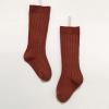 Baby Toddlers Kids Knee High Socks Cozy Warm Cotton Uniform Sports Socks Dress Socks Cable (Watermelon Red, 1-3 Years) view 2