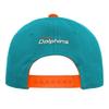 Youth Aqua Miami Dolphins Team Pre-Curved Adjustable Hat view 3
