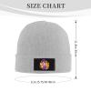 MULIHU Cute Halloween Skull Beanie Hat for Men Women Winter Warm Knit Hats Ski Hat Skull Cap Gray view 3
