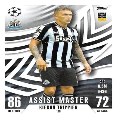 Match Attax Extra 2023 2024 Kieran Trippier Assist Master Trading Card