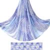 5.5 Yards Aerial Yoga Hammock Set Ombre Aerial silks Gradient Color Yoga Swing Fitness Stretch Belt for Gym Indoor Yoga Studio (030) view 2