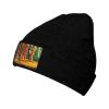 Tierra Del Fuego National Park Southern California Beanie Hat for Men Women Winter Warm Knit Hats Ski Hat Skull Cap Black view 1