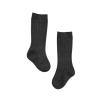 Baby Toddlers Kids Knee High Socks Cozy Warm Cotton Uniform Sports Socks Dress Socks Cable Knit (Dark Gray, 5-8 Years) view 1