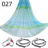 5.5 Yards Aerial Yoga Hammock Set Ombre Aerial silks Gradient Color Yoga Swing Fitness Stretch Belt for Gym Indoor Yoga Studio (027) view 3
