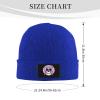 MULIHU Skeleton Drink Beanie Hat for Men Women Winter Warm Knit Hats Ski Hat Skull Cap Blue view 3