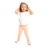 Kidddio Premium Baby & Toddler Capri Leggings - Soft Cotton Blend, Durable & Perfect for Every Adventure - Single - 5T - Orange-Pink view 2