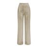 Sequin Pants Women High Waisted Wide Leg Bootcut Metallic Sparkle Disco Pants Shiny Sparkly Glitter Party Pants view 3