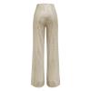 Sequin Pants Women High Waisted Wide Leg Bootcut Metallic Sparkle Disco Pants Shiny Sparkly Glitter Party Pants view 4