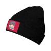 MULIHU Cute Dog Surfboarding Beanie Hat for Men Women Winter Warm Knit Hats Ski Hat Skull Cap Black